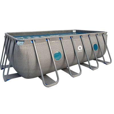 Avenli 13ft x 6ft 9" x 48" Rectangular Frame Above Ground Swimming Pool, Filter Pump & Accessories