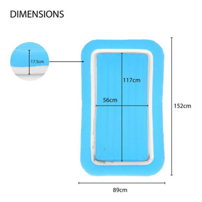Avenli 85410 Blue Coloured Single Sized Kids Airbed - 3