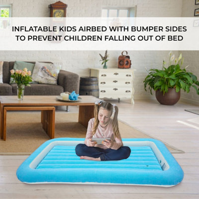 Avenli 85410 Blue Coloured Single Sized Kids Airbed - 5