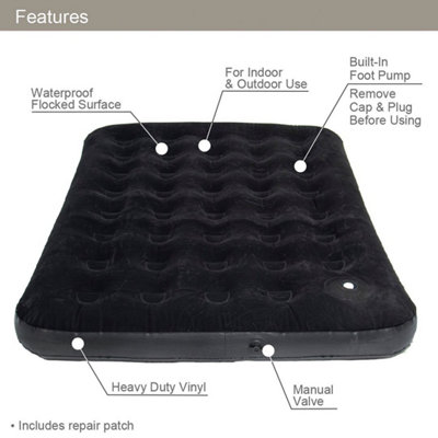 Avenli 88019 Double Airbed with Built-In Pump