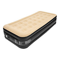 Avenli 88080 High Raised Twin Sized Flocked Airbed With Built-In Pump