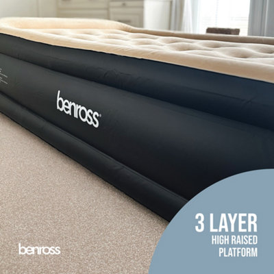 Avenli 88080 High Raised Twin Sized Flocked Airbed With Built-In Pump - 5