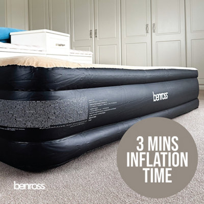 Avenli 88080 High Raised Twin Sized Flocked Airbed With Built-In Pump - 6