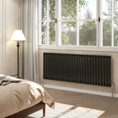AVER-GROWTH Radiator Horizontal Oval Column Single Panel Rad 600x1593mm ...