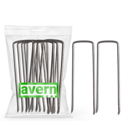 Avern Galvanised Landscape Fabric Securing Pegs (L)100mm (W)25mm