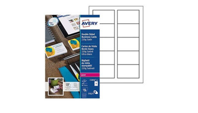 Avery C32016-25 Printable Double-Sided Satin Finish Business Cards for ...