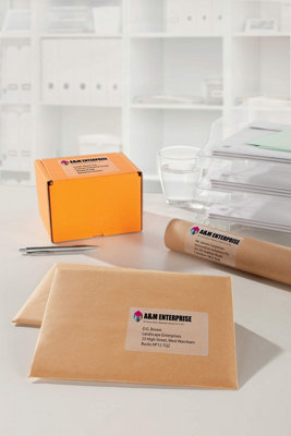 Avery Printable, Customisable Clear Parcel Shipping Labels, Laser ...