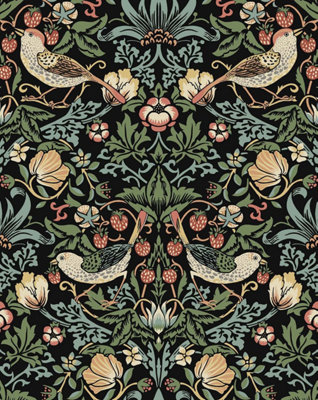 Aves Garden Vintage Peel and Stick Wallpaper