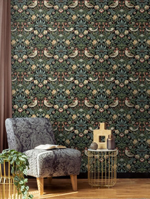 Aves Garden Vintage Peel and Stick Wallpaper