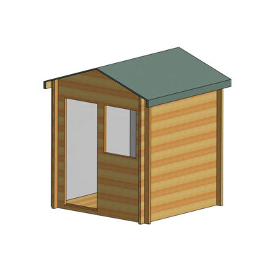 Avesbury 19 mm Log Cabin 8 x 6 Feet - 4