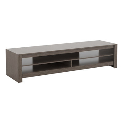 AVF Calibre 1.8m TV Stand, for TVs up to 85" - Grey Oak