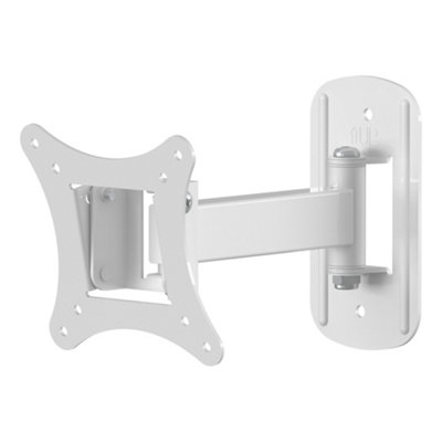 AVF Extendable Tilt and Turn Monitor Wall Mount, for TVs up to 32" - White