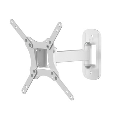 AVF Extendable Tilt and Turn Monitor Wall Mount, for TVs up to 43" - White