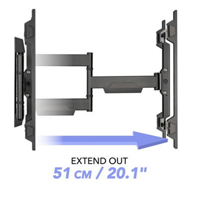 AVF Full Motion TV Wall Mount, for TVs 32 to 70"
