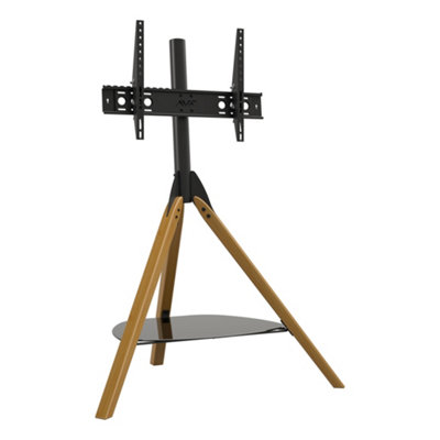 AVF Hoxton Freestanding Tripod TV Stand, for TVs 32-70"  - Light Wood