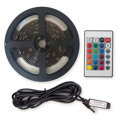 AVF LED Lighting Strip with Remote (2m) - RGB Colour