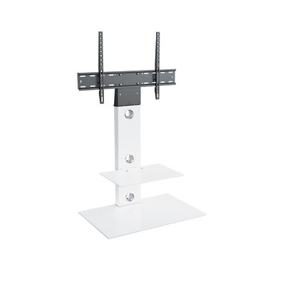 AVF Lesina 70cm Pedestal TV Stand, for TVs 32-65" - Satin White