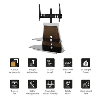 AVF Options STKL900A Stack TV Stand For Up To 90