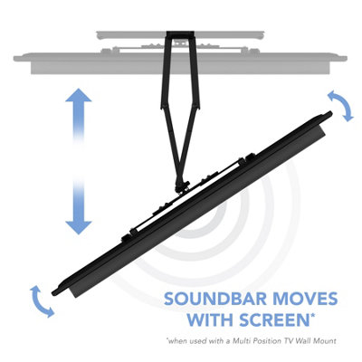 AVF Universal Soundbar Mounting Kit - Black