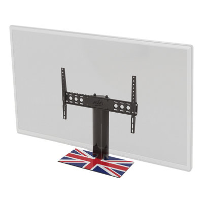 AVF Universal Table Top TV Stand with Bracket, for TVs up to 65" - Union Jack