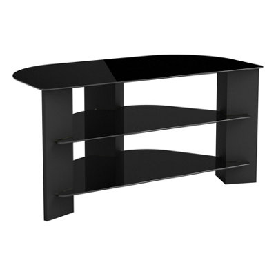 AVF Varano 90cm Corner TV Stand, for TVs up to 42" - Black