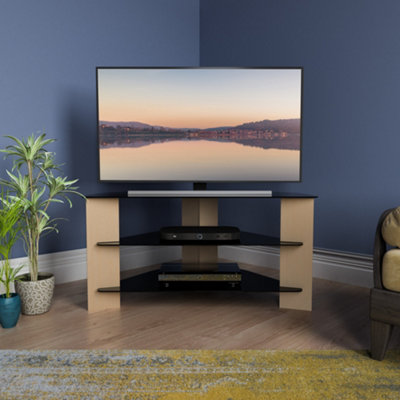 AVF Varano 90cm Oak and Black TV Stand