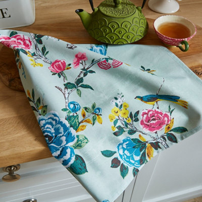 Aviary Animal Print 100% Cotton Tea Towel Price Comparisons | Compare The Build