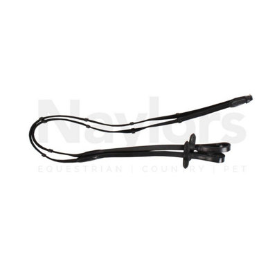 Shires Aviemore - Redini con inserto in nylon e impugnatura in gomma, Nero , 42 Inch x 1/2 Inch