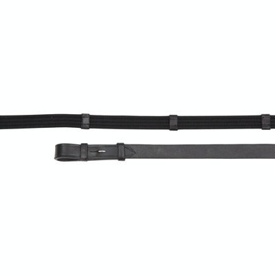 Aviemore Continental Leather Horse Web Reins Black (54in x 0.7in) Price Comparisons | Compare The Build