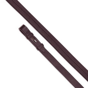 Aviemore Leather Pimpled Horse Rubber Reins Havana (54in x 0.88in)