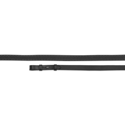 Aviemore Soft Leather Horse Rubber Reins Black (49in x 0.63in) Price Comparisons | Compare The Build