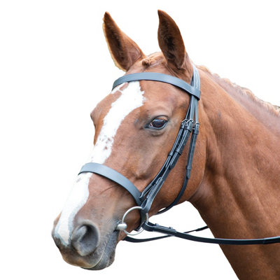 Avignon Hunter Leather Horse Cavesson Bridle Black (X Full) Price Comparisons | Compare The Build