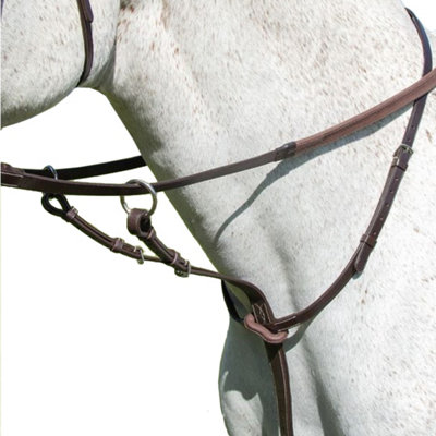 Avignon Leather Horse Running Martingale Havana (Pony) DIY at B&Q