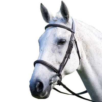 Avignon Padded Leather Horse Cavesson Noseband Black (X Full) Price Comparisons | Compare The Build