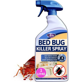 Aviro Bed Bug Killer - Bed Bug Treatment Spray Approved For Use On Hard And Soft Furnishings