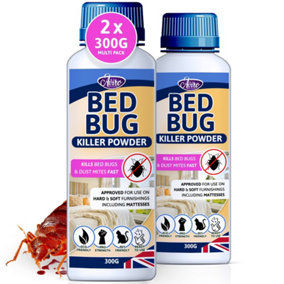 Aviro Bed Bug Killer - Non Toxic Bed Bug Treatment Powder Approved For Use On Mattresses