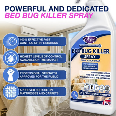Aviro Bed Bug Killer Spray, 2 Litres