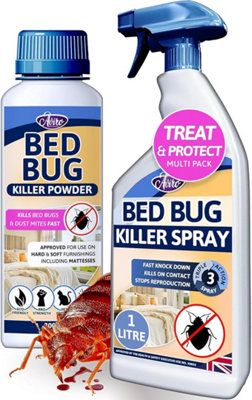 Aviro Bed Bug Killer Spray & Bed Bug Killer Powder Pack