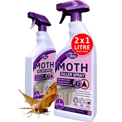 Aviro Moth Killer Spray, 2 Litres DIY at B&Q