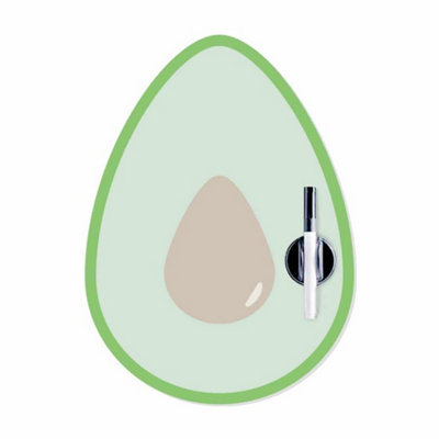 Avocado Magnetic Fridge Board With Marker Pen