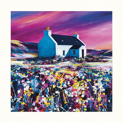 Avril Thomson Smith Sky Dance Print Multicoloured (40cm x 40cm)