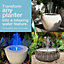 Award-Winning Hydria Re-Chargeable Water Feature - Turn Any Pot Into A Water Feature in Minutes