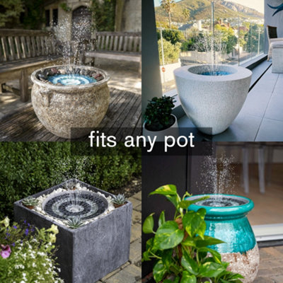 Award-Winning Hydria Re-Chargeable Water Feature - Turn Any Pot Into A Water Feature in Minutes