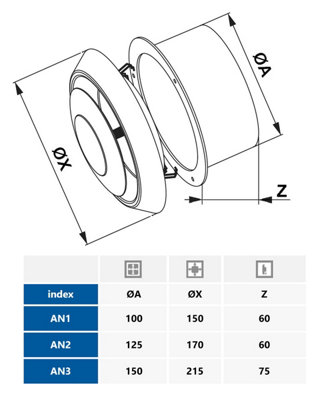 Awenta 100mm Ceiling Air Diffuser Extraction Ventilation Exhaust Cap ...