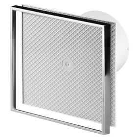 Awenta 100mm Humidity Sensor Extractor Fan Custom Cermaic Tile INSIDE Front Panel