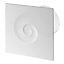 Awenta 100mm Pull Cord VORTEX Extractor Fan White ABS Front Panel Wall Ceiling Ventilation