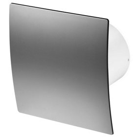 Awenta 100mm Standard Extractor Fan Satin ABS Front Panel ESCUDO Wall Ceiling Ventilation