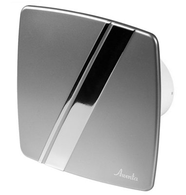 Awenta 100mm Standard LINEA Extractor Fan Satin ABS Front Panel Wall ...