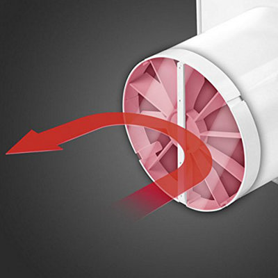 Awenta 125mm Non Return Valve for Ventilation Extractor Fan Backdraft Wind Shutter