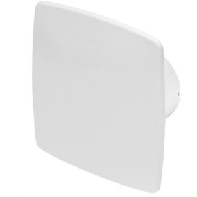 Awenta 125mm Pull Cordr NEA Extractor Fan White ABS Front Panel Wall Ceiling Ventilation